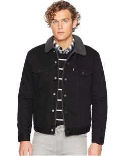 Levi's® Mens Type III Sherpa Trucker Jacket | Coats & Outerwear