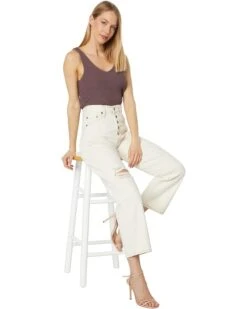 Levi's® Womens Snap Ribcage Straight Ankle | Jeans -Youthful Clothes 61OdQsUZ3tL. AC SR736920