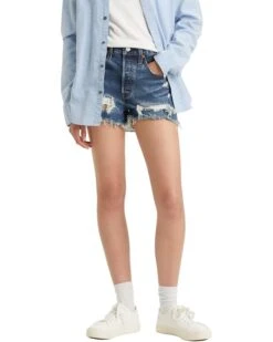 Levi's® Womens 501® High-Rise Shorts -Youthful Clothes 61S2vmhQFeL. AC SR736920