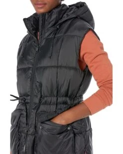 Levi's® Belted Hooded Puffer Vests | Coats & Outerwear -Youthful Clothes 718T27V6xsL. AC SR736920