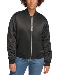 Levi's® Fashion Bomber with Ruching on Sleeves | Coats & Outerwear
