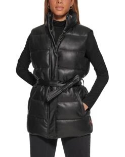 Levi's® Vegan Leather Puffer Vest | Coats & Outerwear