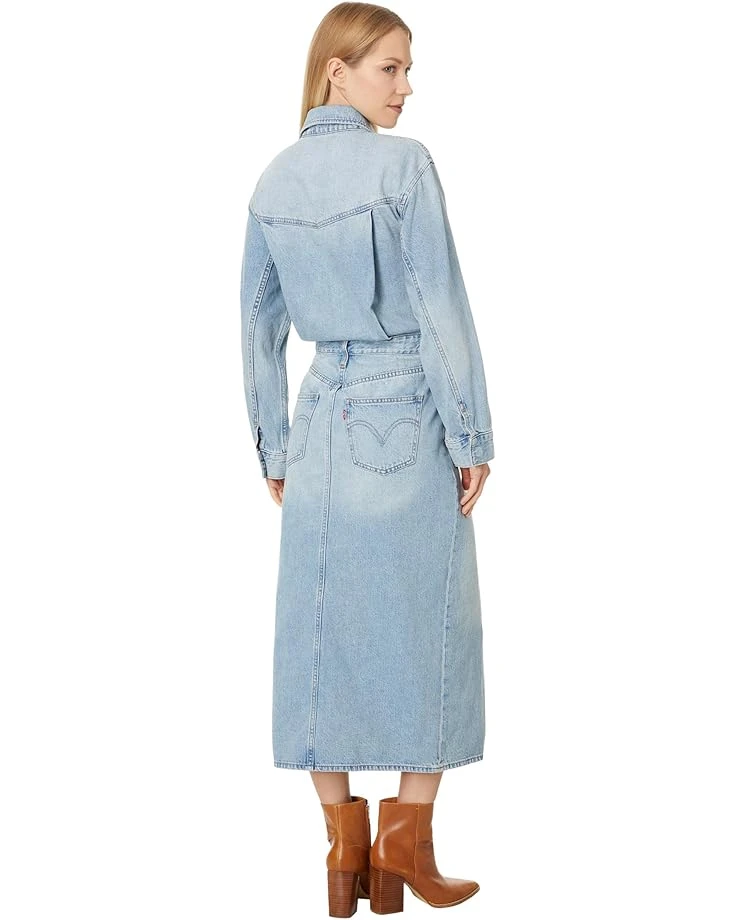 Levi's® Premium Western Denim Midi Dress | Dresses 4 Levi's® Premium Western Denim Midi Dress | Dresses - Image 2