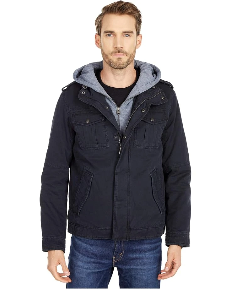 Levi's® Two-Pocket Hoodie with Zip Out Jersey Bib/Hood and Sherpa Lining | Coats & Outerwear 7 Levi's® Two-Pocket Hoodie with Zip Out Jersey Bib/Hood and Sherpa Lining | Coats & Outerwear - Image 5