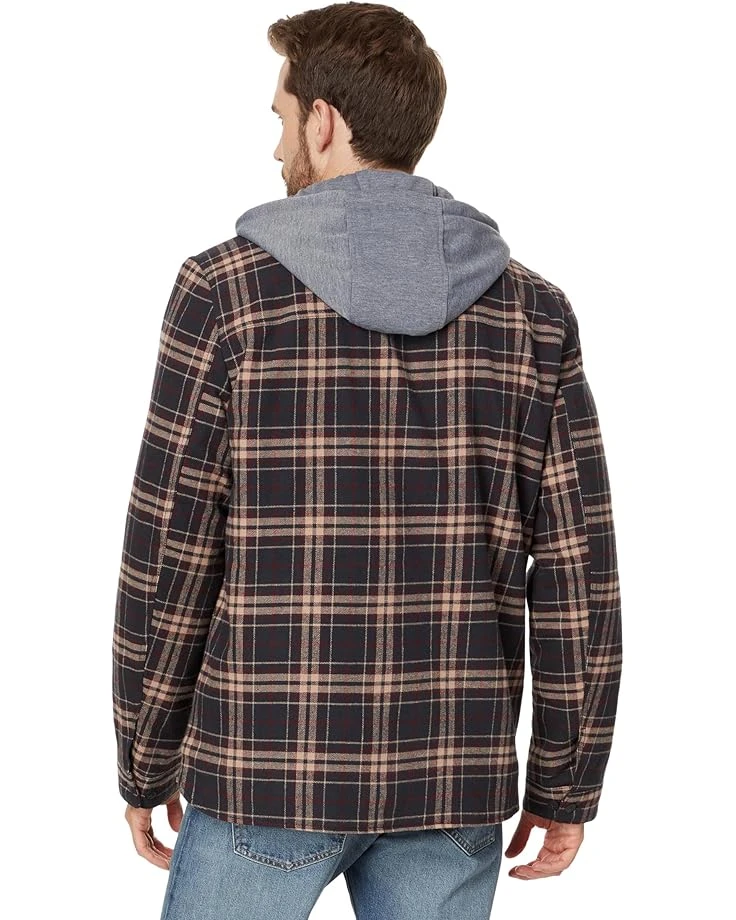 Levi's® Washed Cotton Shirt Jacket with A Jersey Hood and Sherpa Lining | Coats & Outerwear 4 Levi's® Washed Cotton Shirt Jacket with A Jersey Hood and Sherpa Lining | Coats & Outerwear - Image 2