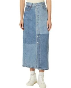 Levi's® Premium Button Midi Skirt Patch | Skirts