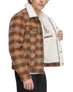 Levi's® Varsity Two-Pocket Wool Blend/Faux Leather Jacket | Coats & Outerwear -Youthful Clothes 81RyJxfvsL. AC SR736920