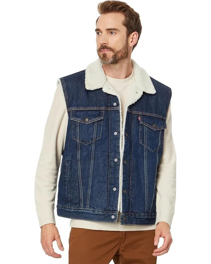 Levi's® Premium Sleeveless Type 3 Sherpa Vest | Coats & Outerwear 3 Levi's® Premium Sleeveless Type 3 Sherpa Vest | Coats & Outerwear