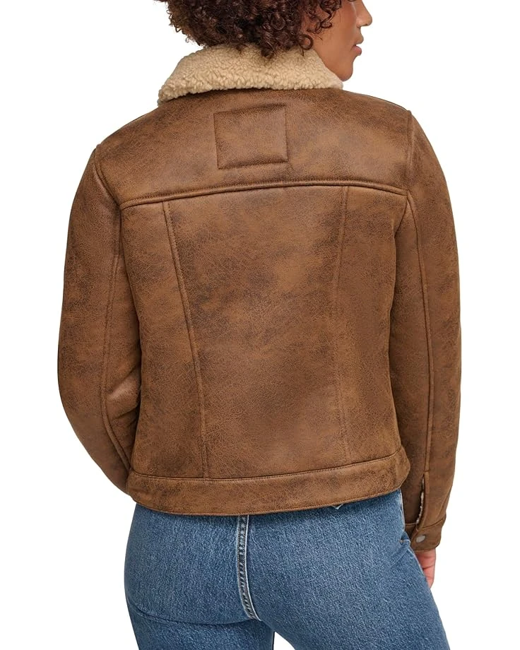Levi's® Faux Shearling Trucker Jacket | Coats & Outerwear 4 Levi's® Faux Shearling Trucker Jacket | Coats & Outerwear - Image 2