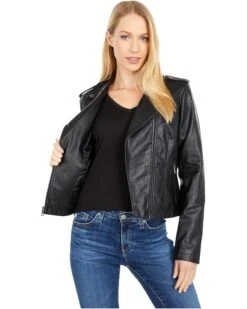 Levi's® Classic Asymmetrical Faux Leather Motorcycle Jacket | Coats & Outerwear -Youthful Clothes 81WmYF0OUvL. AC SR736920