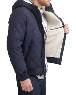 Levi's® Diamond Quilted Bomber with Sherpa Lined Hood | Coats & Outerwear -Youthful Clothes 81gq7y4zvZL. AC SR736920