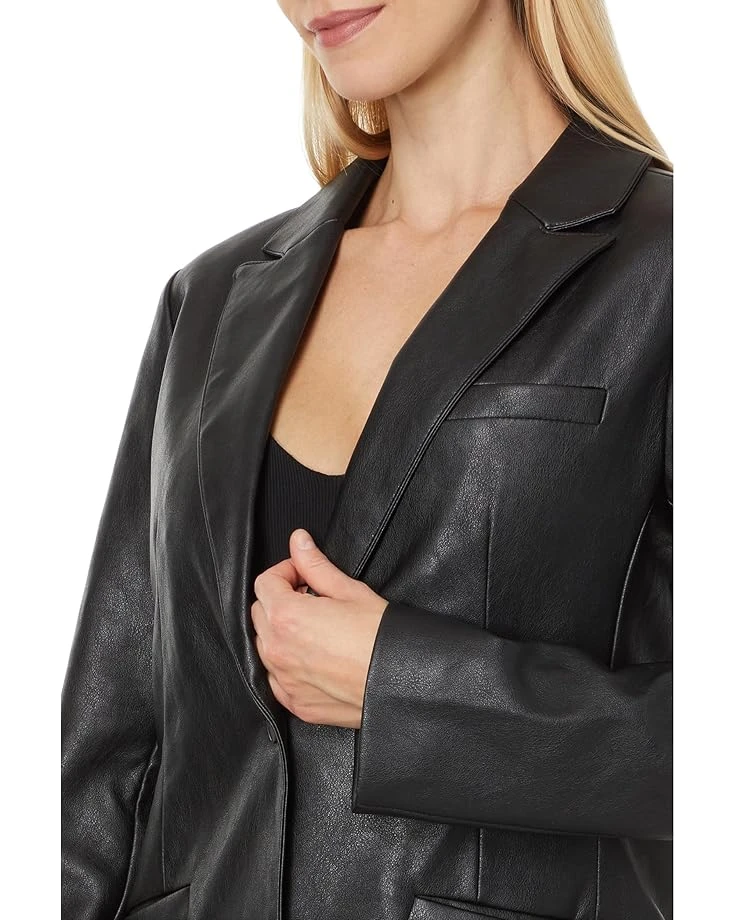 Levi's® Faux Leather Single Breasted Blazer | Coats & Outerwear 5 Levi's® Faux Leather Single Breasted Blazer | Coats & Outerwear - Image 3
