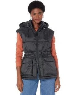 Levi's® Belted Hooded Puffer Vests | Coats & Outerwear