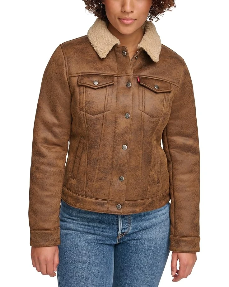 Levi's® Faux Shearling Trucker Jacket | Coats & Outerwear 3 Levi's® Faux Shearling Trucker Jacket | Coats & Outerwear