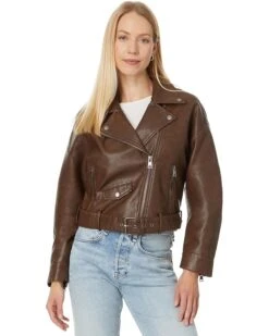 Levi's® Relaxed Crop Faux Leather Moto Jacket | Coats & Outerwear -Youthful Clothes 81weVrlpS0L. AC SR736920