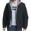 Levi's® Two-Pocket Hoodie with Zip Out Jersey Bib/Hood and Sherpa Lining | Coats & Outerwear
