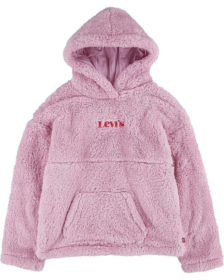 Levi's® Kids Sherpa Pullover Hoodie (Big Kids) | Hoodies & Sweatshirts 3 Levi's® Kids Sherpa Pullover Hoodie (Big Kids) | Hoodies & Sweatshirts