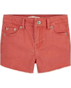 Levi's® Kids Girlfriend Fit Printed Color Shorty Shorts (Big Kids)
