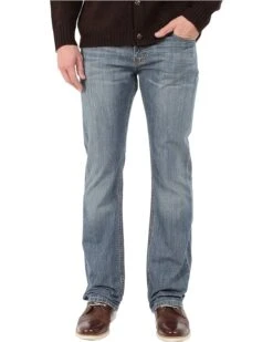 Levi's® Mens 527 Slim Boot Cut Jeans in Medium Chipped