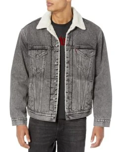 Levi's® Premium Vintage Fit Sherpa Trucker | Coats & Outerwear