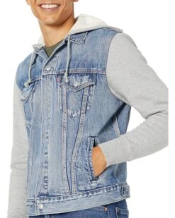 Levi's® Mens Hybrid Hoodie V Trucker | Coats & Outerwear 8 Levi's® Mens Hybrid Hoodie V Trucker | Coats & Outerwear -Youthful Clothes A13WOVcB0JL. AC SR736920