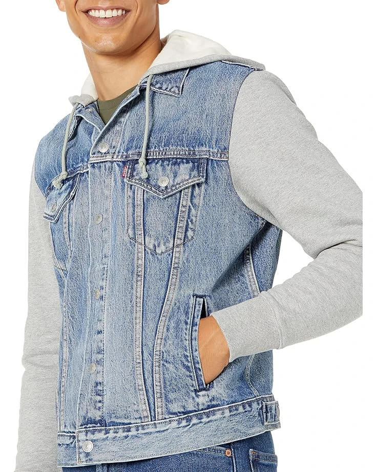 Levi's® Mens Hybrid Hoodie V Trucker | Coats & Outerwear 5 Levi's® Mens Hybrid Hoodie V Trucker | Coats & Outerwear - Image 3