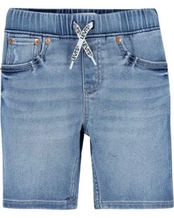 Levi's® Kids Elastic Waistband Pull-On Shorts (Little Kids)