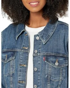 Levi's® Plus Trucker Jacket | Coats & Outerwear -Youthful Clothes A1ScYcetZcL. AC SR736920